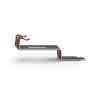 Firstklammer Alu Nr.470/041 braun 
