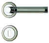 Drücker-GRT-INKA-ZT Rosette WC ST 8mm, Zamak verchr./nickelmatt