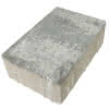Citypflaster grau-anthrazit-nuanciert Basis-Stein: 16.5x24.7x8 cm