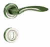 Reval-Rosettengarnitur BB-gelocht Zamak nickel matt  #50190410