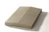 Mauerabd. Satteldach 30x3,5-5,5-3,5x49 naturgrau, glatt
