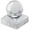 Pfostenkappe mit Kugel rostfrei 70x70 mm 
