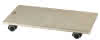 Transportroller Vario-Soft 500x250 mm Sperrholz 18 mm, TK max. 80 kg