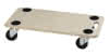 Transportroller Stabil 590x290x18 mm mit Griffloch Multiplex, TK max. 200 kg
