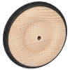 Holzrad Buche roh Ø60x16 mm mit Gummireifen