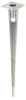 Einschlagbodenhülse feuervz. Ø38x750 mm für Zaunpfosten