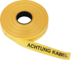 Trassenwarnband 40 mmx250 m Kabel Achtung Kabel, gelb