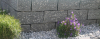 Granit-Mauerstein Dolce Oscuro 35x15x17 cm, allseits grob-gestockt