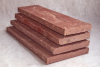 Sandstein Mauerabdeckplatte Dark Red 100x35x5 cm, OF spaltrauh, kalibriert