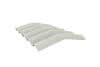 Eternit Wellfirsthaube WF 5 - 20 Grad eintlg. o. Eckenschnitt 300 mm d-grau