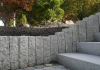 Granitpalisade Ligero 12x12x125 cm, 6 seitig gestockt