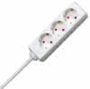 Steckdosenleiste 3xSchuko weiss f. Innenbereich, Zuleitung 1,4m/1,5mm²