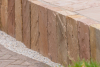 Sandstein Palisade Autumn 10x25x75 cm, bruchrauh nachgerichtet