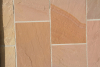Sandstein Bodenplatte Autumn 60x40x2,5-4 cm, OF gespalten