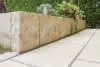 Sandstein Palisade Summer 10x25x150 cm, bruchrauh nachgerichtet