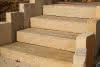 Sandstein Blockstufe Summer 50x35x15 cm, OF spaltrauh