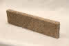 Granit - Randstein Sunny Yellow 100x25x8 cm, 6 seitig grob-gestockt