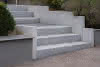 Granit - Blockstufe Ligero 50x35x15 cm, 6 seitig geflammt, gefast