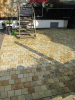 Sandstein Pflaster Summer 18x18x5-7 cm, OF spaltrauh, handbekantet