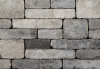 Unio-Stone Systemmauer Beton Antik 25 cm breit, 4 Formate schiefergrau-nua.
