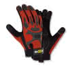 Kunstlederhandschuhe Buckley rot/sw 11 teXXor®