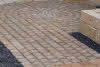 Granit - Pflaster Sunny Yellow 5x5x5 cm, gestockt