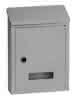 Briefkasten Stahlblech silberfarbig 300x216x68mm