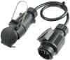 Adapterkabel Caravan 0,7m 7-pol Kupplung auf 13-pol Stecker