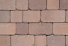 Betonpflaster Sumatra-Rustic 8 cm rot-bunt, gekollert, palettiert