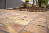 Sandstein Pflaster Autumn 6x6x6 cm, spaltrauh