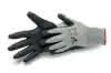 Handschuhe Allstar ProXL/10" Nitril grau mit Streifenerhöhung, hellgrau