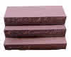 Sandstein Blockstufe Dark-Red 75x35x15 cm, OF gestrahlt, VS spaltrauh