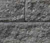Romano Mauer Rustica Pfeilerabdeckstein 35x35x15 cm basalt-anthrazit #008767