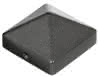 Pfostenkappe flach Alu anthrazit 70x70mm 