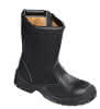 Winterstiefel S3 Zipper schwarz/grün 45 teXXor®