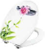 WC-Sitz High-Gloss Water Lilly MDF Hochglanz Acryloberfläche