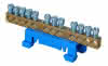 Neutralleiter Klemme Schnellbefestig.12p blau