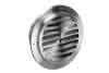 Lamellengitter DN125,V2A flach mit Fl. graumetallic