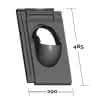PVC-Grundplatte Venduct für Linea DN125 schwarz