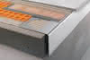 Schlüter-BARA-RW Verbinder Alu besch. Randprofil grau metallic H=95mm