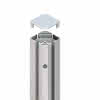 System Eck-Klemmpfosten silber L1925 8x8cm