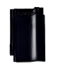Braas Rubin 9 V Flachdachpfanne tiefschwarz