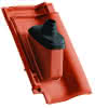 Premion Ton Ant.durchg.Nua.schw matt eng.NW60 eckig inkl.EPDM-Unterdachm.GUT