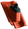 Harmonie Neu Ton Ant.durchg.Nua.kupferro eng.NW60 eckig inkl.EPDM-Unterdachm.WER