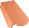 Erlus Biber B18/38 Ortgang 1/1 naturrot links