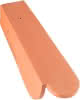 Erlus Biber B18/38 Ortgang 1/2 naturrot links
