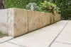 Sandstein Bodenplatte Summer 40x40x3 cm, handbekantet, gestrahlt