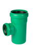 KGEA Abzweig PP-MD grün DN/OD160/110 87° DIN EN 14758
