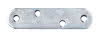 Flachverbinder blau verz. 80x19 mm abgerundete Enden