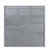 Zaun NEO DESIGN mit Gitter grau 179x179 